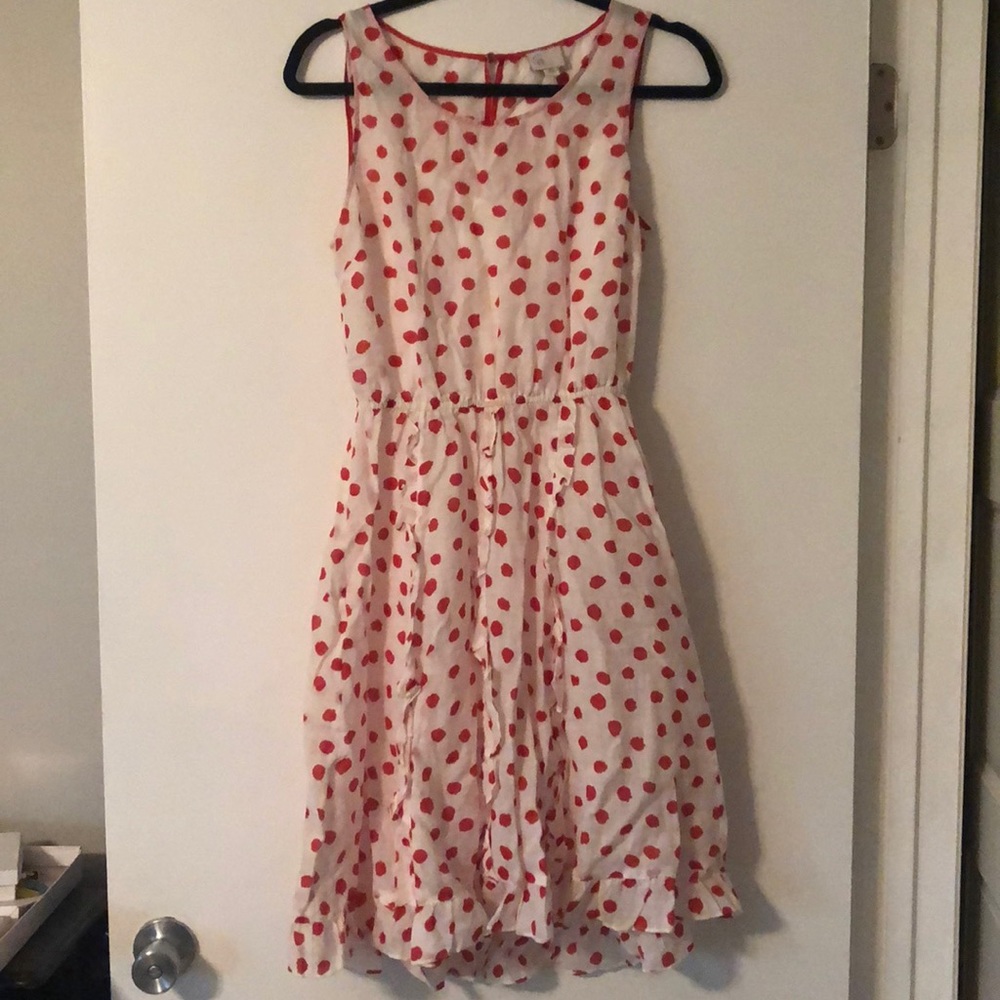 Anthropologie linen dress